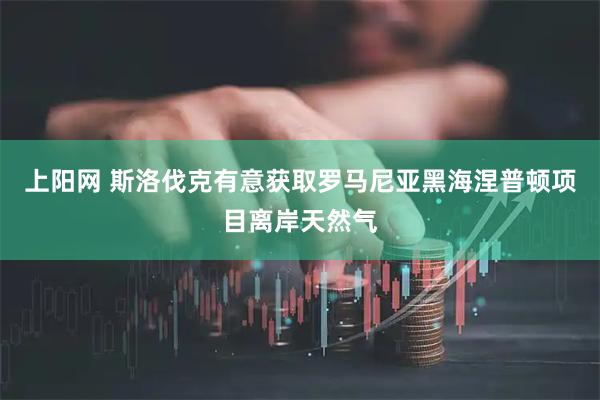 上阳网 斯洛伐克有意获取罗马尼亚黑海涅普顿项目离岸天然气